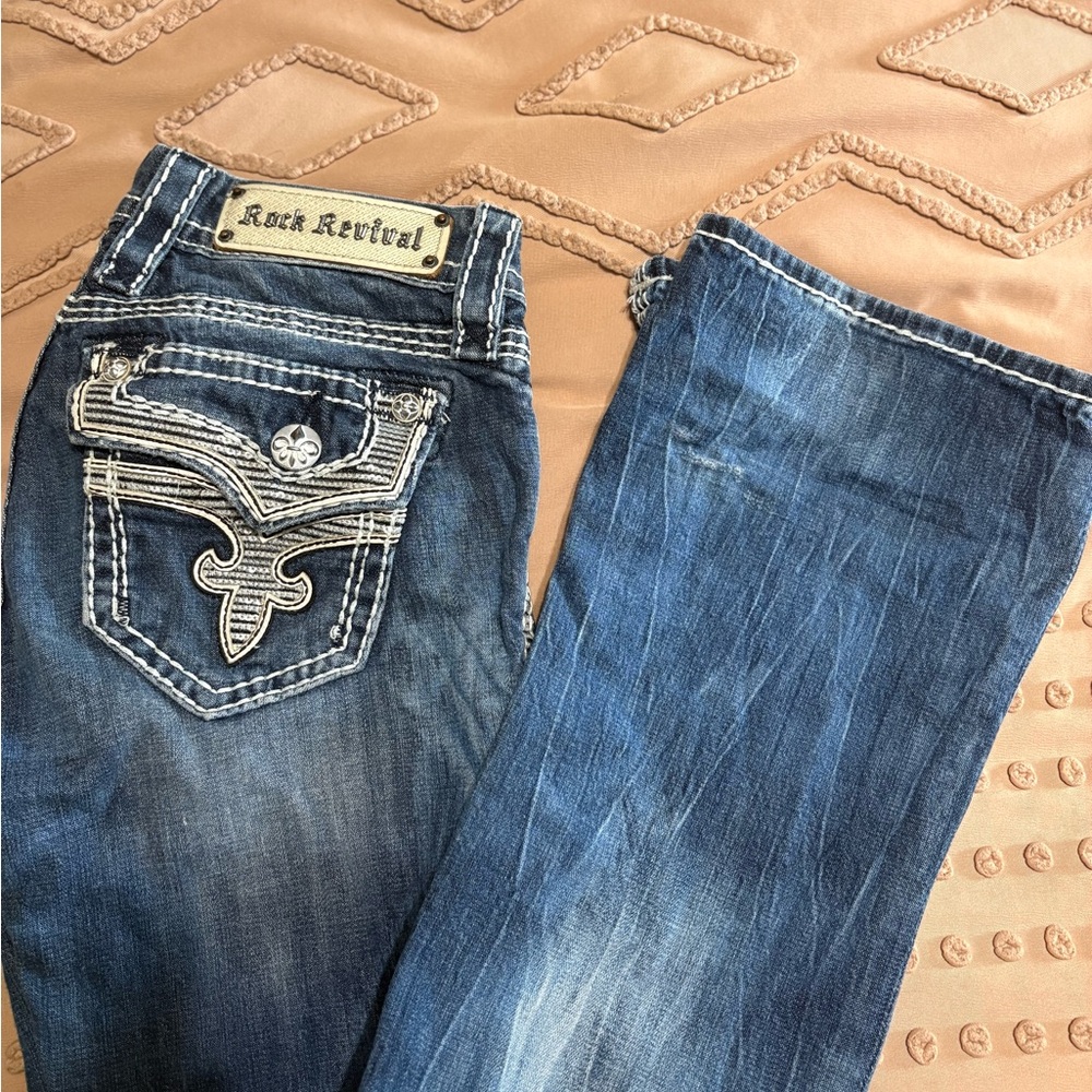 Rock Revival Women's Boot Cut Jeans in Blue